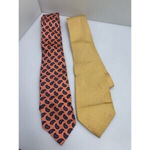 Vintage Polo Ralph Lauren Neiman Marcus Hand Made Multicolor Neck Tie Saks 5th